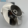 Jetman Impeller SR-10/18A Diameter 155.5mm Stainless Steel Polished 4 Blades PWC Impeller Replacemant for Seadoo GTS 130