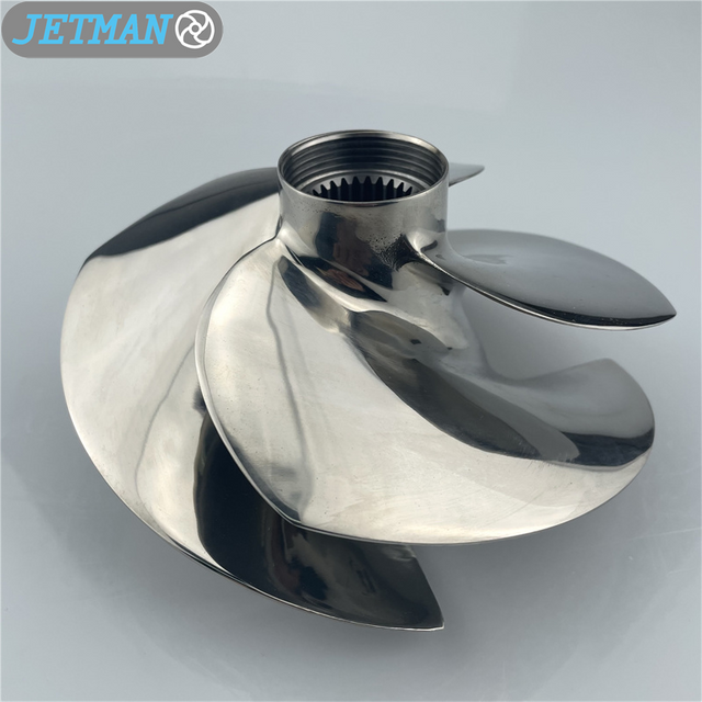 OEM S4-13/16 Diameter 161mm Jetman Stainless Steel Jet Ski Impeller Replacement for Sea-Doo GTR-X 230