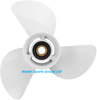 13 1/2 x 15-K, OEM No. 6E5-45947-00-EL Upgrade Aluminum Outboard Propeller fit Yamaha Engines 50-130HP, 15 Spline Tooth