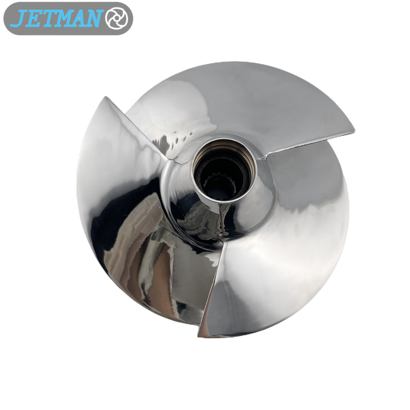 Jetman Impeller OEM No. 6AE-R1321-00-00 Diameter 155mm Stainless Steel Jet Ski Impeller Replace Yamaha VX700, Polished 