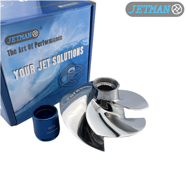 OEM No.SRB-11/19 Diameter 155.5mm 4 Blades Polished Jet Ski Impeller Fit for Sea-Doo GTX 155/GTX S 155 (2010-2017)