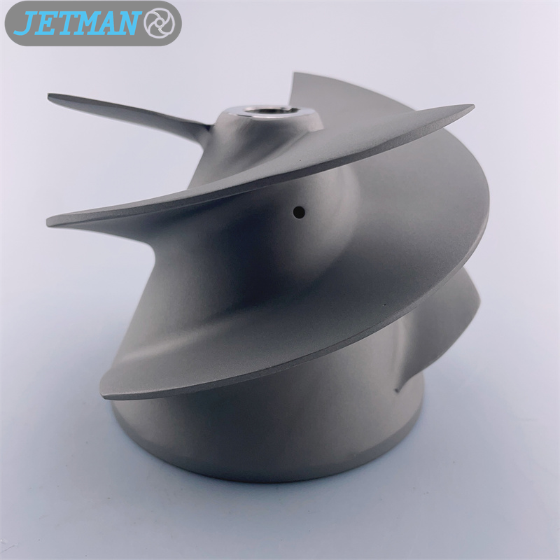 6 1/8 SS 3 Blades Outboard Jet Impeller for Outboard Jet Pump Medium Series, Part No.1737 (for Wear Ring #1521)