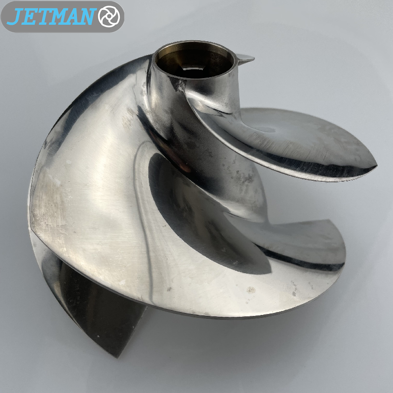 Jetman YV-14/21 Diameter 3 Blades Polished Jetman Impeller Replacement for Yamaha Wave Runner FZR / Wave Runner FZS