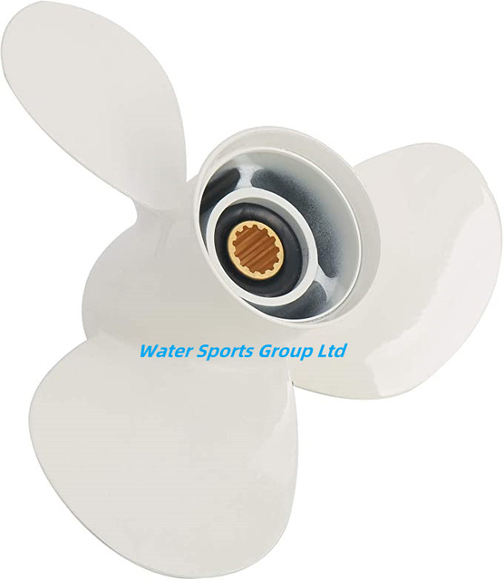 11 1/4 x 14-G, OEM No. 663-45958-01-EL Aluminum Propeller fit for Yamaha outboard 25-60HP, 13 Spline Tooth