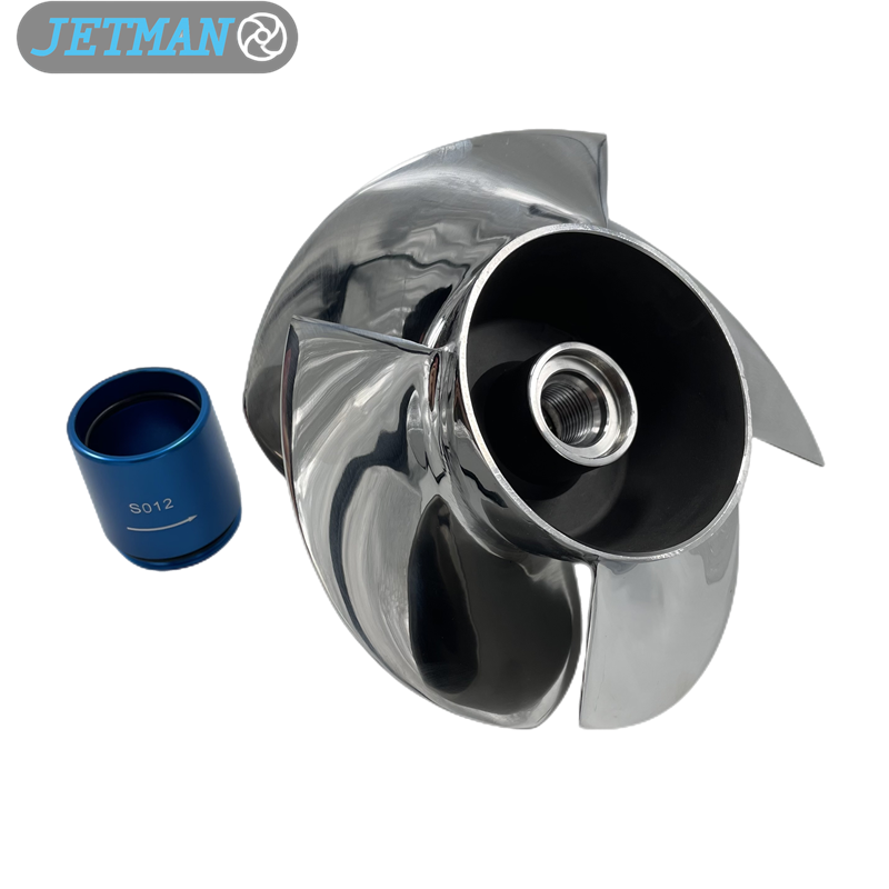 Jetman Impeller OEM No.SR-11/19A Diameter 155.5mm Stainless Steel Polished Jet Ski Impeller Replaceme Sea-Doo GTS 130 & GTS PRO 130