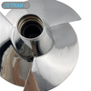 Jetman Impeller OEM No. 6AE-R1321-00-00 Diameter 155mm Stainless Steel Jet Ski Impeller Replace Yamaha VX700, Polished 