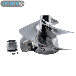 Jetman Impeller 160MM OEM NO.YV-13/18 3 Blades Jet Ski Impeller Replacement for Yamaha FX SVHO / FX CRUISER / FX LIMITED, Polished