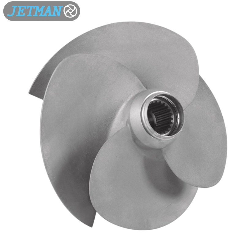 OEM No. 267000940 Diameter 155.5mm Stainless Steel Impeller Sand Blasted Fit for Seadoo Wake 155 (2011-2017)