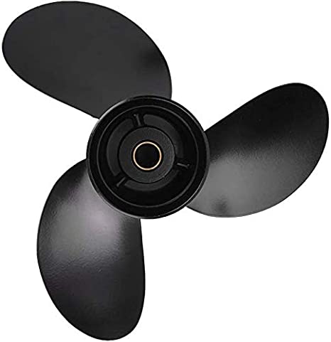Boat Outboard Propeller 8.9 x 9.5 for Mercury Outboard 8HP-9.8HP, 12 Spline Tooth 