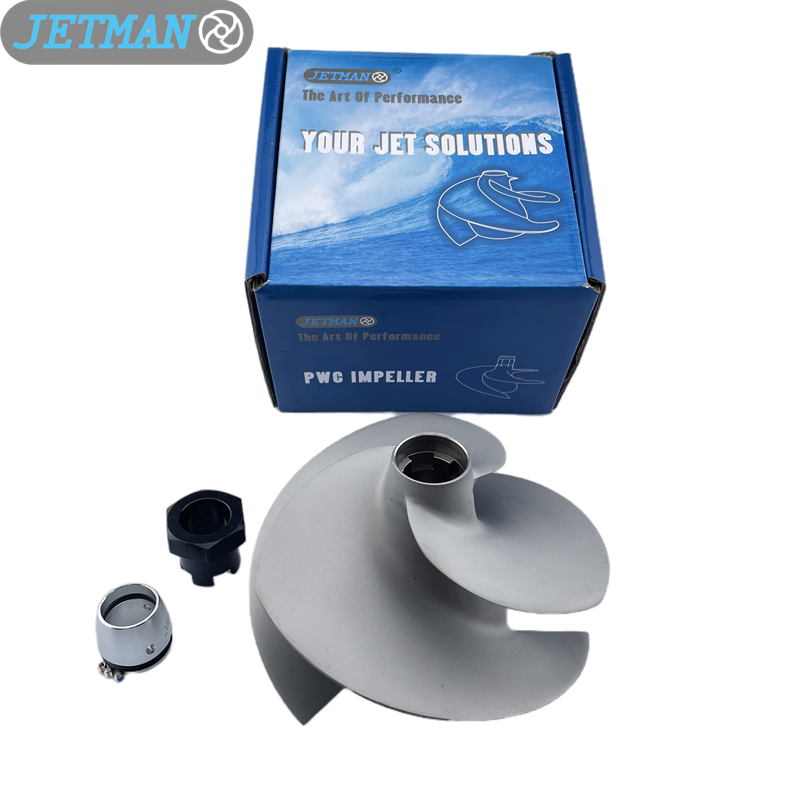 Jetman Impeller 160MM OEM NO.YV-13/18 Stainless Steel 3 Blades Jet Ski Sand Blasted Impeller Suit Yamaha GP1800 SVHO, Sand Blasted
