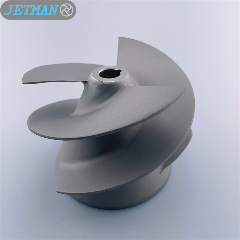 6 1/8 SS 3 Blades Outboard Jet Impeller for Outboard Jet Pump Medium Series, Part No.1737 (for Wear Ring #1521)