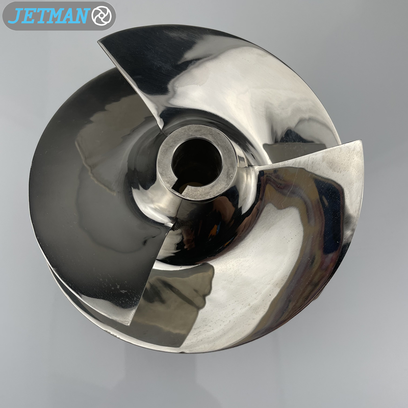 6 7/8 Stainless Steel 3 Blades Outboard Jet Impeller for Outboard Jets Big Series (For Liner/ Wear Ring 1833)