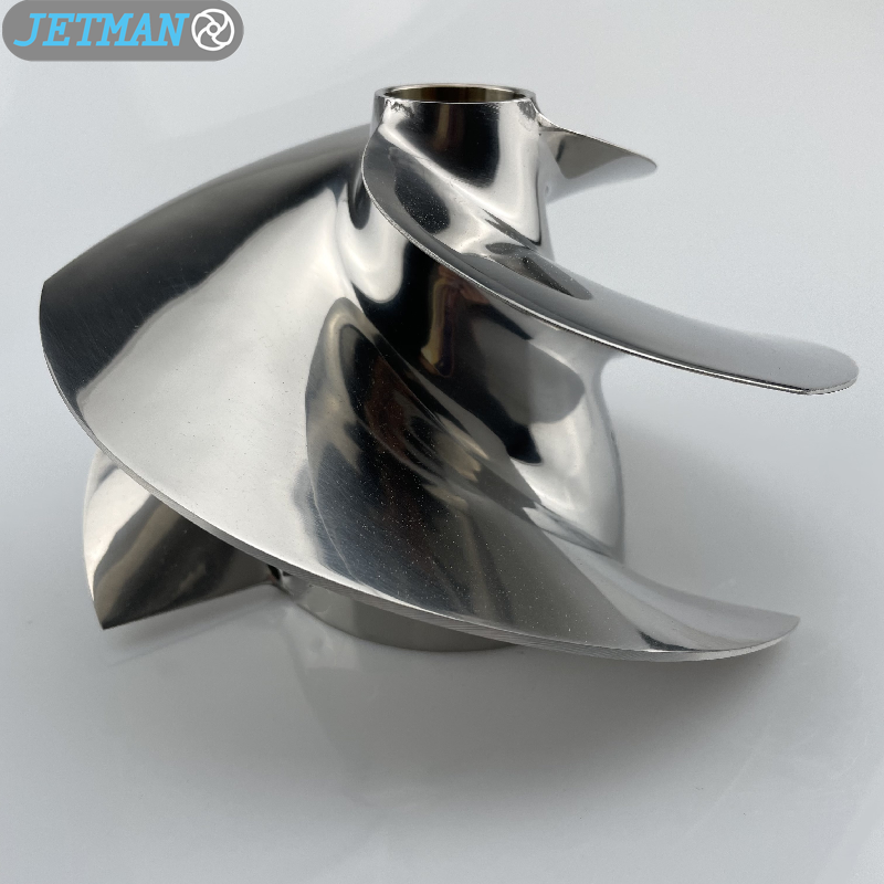 Jetman KR-15/22 Diameter 160mm 3 Blades Stainless Steel Jet Ski Impeller Replacement for Kawasaki ULTRA 310X & 310X SE & 310LX & 310R