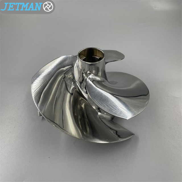 Jetman YS-14/23 Diameter 155mm 3 Blades Jetman Polished Impeller Replacement for Yamaha VX CRUISER HO 