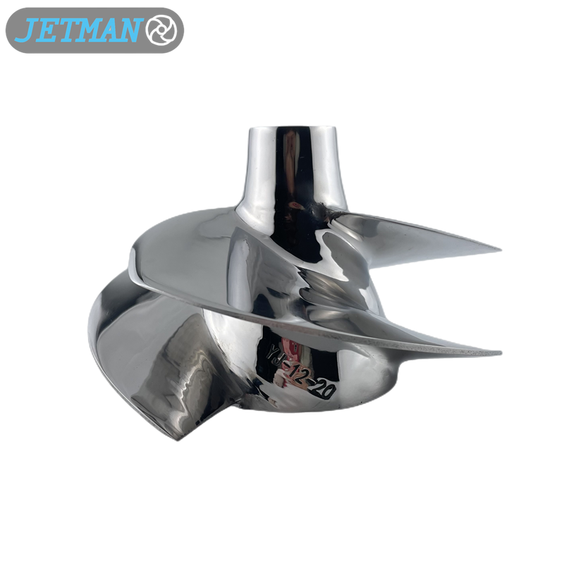 Jetman OEM No. YJ-12/20 Superjet Impeller Diameter 144mm 3 Blades Stainless Steel Polished Jet Ski Impeller fit for Yamaha Superjet