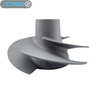 Jetman OEM No.267000943 Diameter 155.5mm 4 Blades Stainless Steel Impeller Sand Blasted Suit Seadoo GTX155/GTX S 155 (2011-2017)