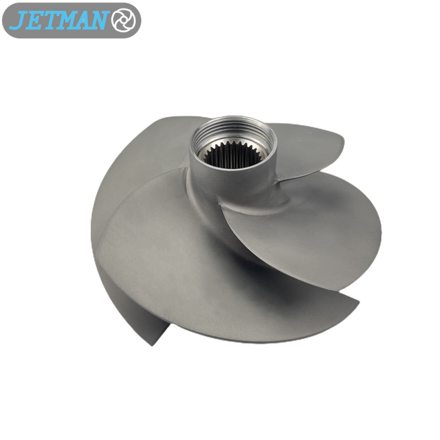 OEM No. 267000756 Diameter 159mm Stainless Steel 4 Blades Jetski Impeller Fit for Seadoo GTX 215/GTX LTD 215/WAKE Pro 215 (2011 - 2016)