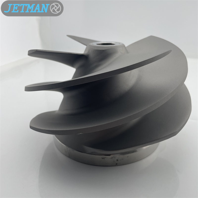 7 3/8'' D SS 4 Blades V6 Outboard Jet Impeller for Outboard Jet Pump Big Series, Part No.1919 (for Liner/ Wear Ring #1431) 