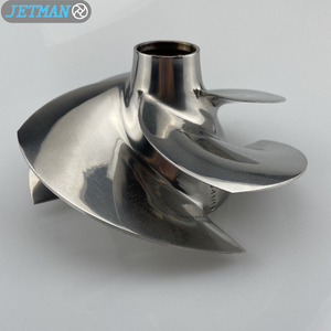 Jetman SR-11/19 Diameter 155.5mm 4 Blades Stainless Steel Jet Ski Impeller Replacemant for Seadoo GTX 155