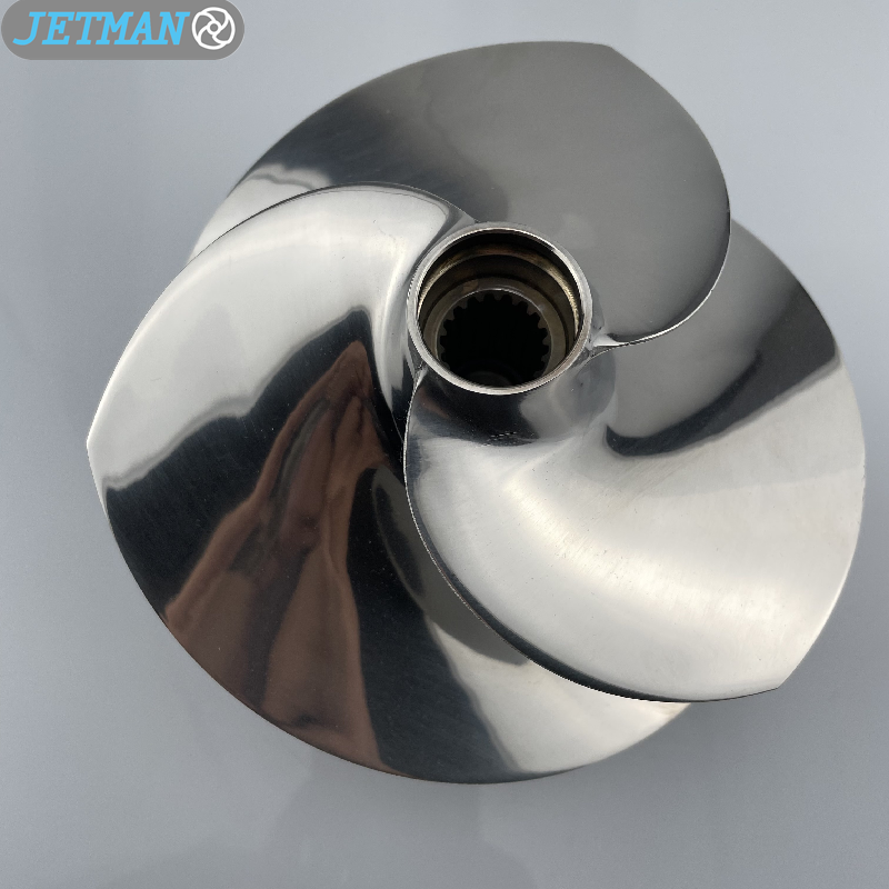 Jetman KR-15/22 Diameter 160mm 3 Blades Stainless Steel Jet Ski Impeller Replacement for Kawasaki ULTRA 310X & 310X SE & 310LX & 310R