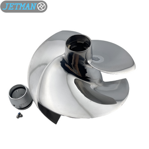 Jetman Impeller 155MM OEM No.YS-13/19 Stainless Steel 3-Blades Jet Ski Impeller Replacement for Yamaha FZR / FZS / FZS SVHO, Polished