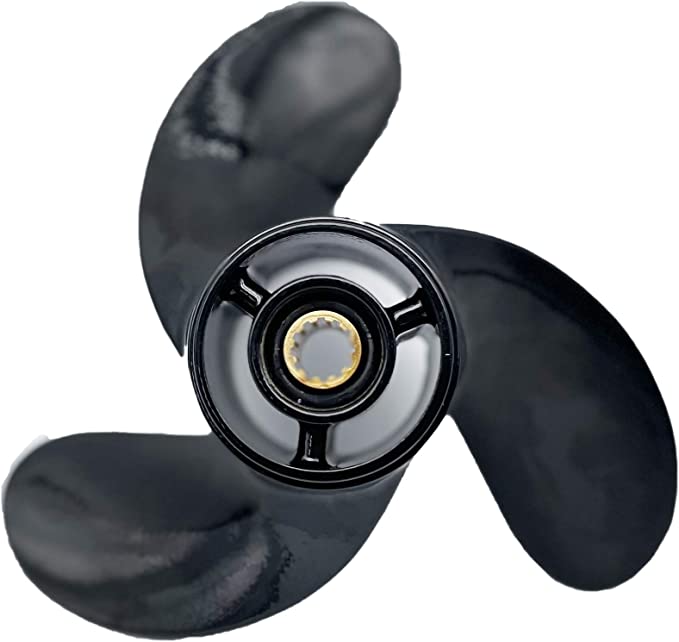 OEM No. 48-812949A02 Aluminum Outboard Boat Propeller Prop 7.8X7 for Mercury/Tohatsu 4/5/6HP/MFS4/5S/6S/M5B, 12 Spline Tooth