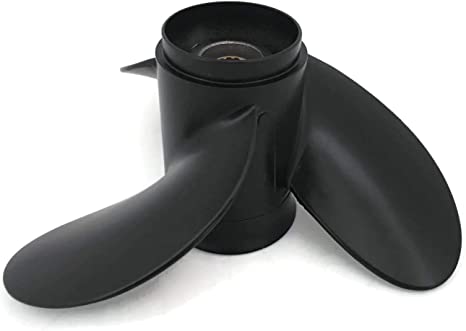 Boat Outboard Propeller 8.9 x 9.5 for Mercury Outboard 8HP-9.8HP, 12 Spline Tooth 