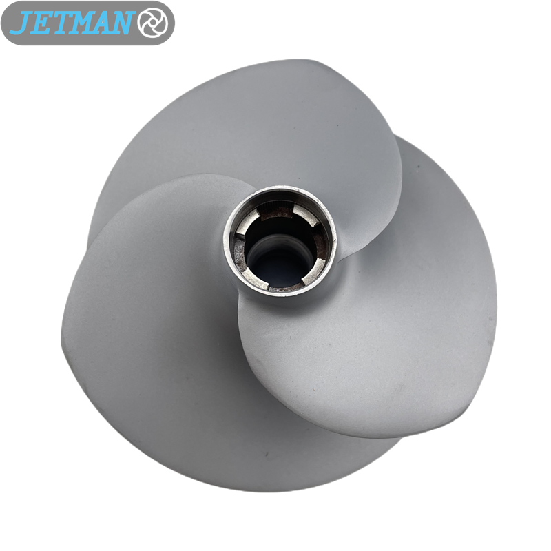 Jetman Impeller 160MM OEM NO.YV-13/18 Stainless Steel 3 Blades Jet Ski Sand Blasted Impeller Suit Yamaha GP1800 SVHO, Sand Blasted