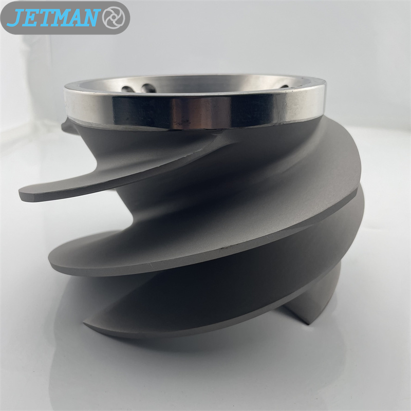 7 3/8'' D SS 4 Blades V6 Outboard Jet Impeller for Outboard Jet Pump Big Series, Part No.1919 (for Liner/ Wear Ring #1431) 