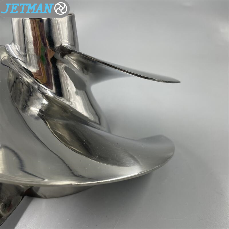 Jetman Impeller YS-13/19 Diameter 155mm 3 Blades Jetman Polished Impeller Replacement for Yamaha GP1800 HO 