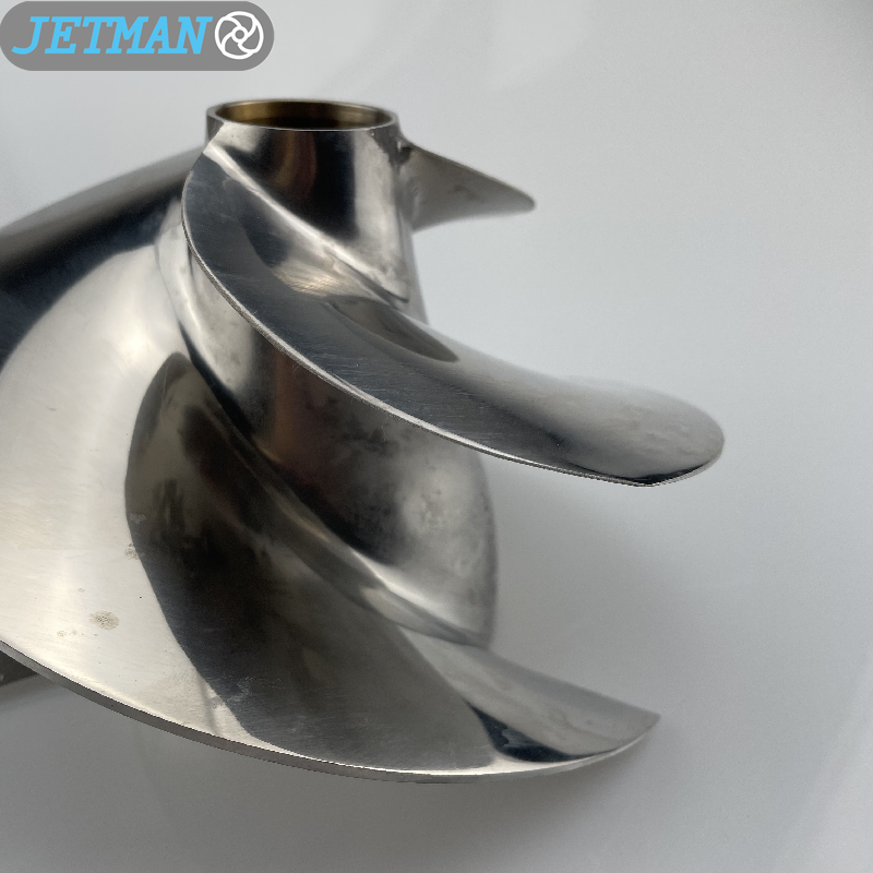 Jetman YV-14/21 Diameter 3 Blades Polished Jetman Impeller Replacement for Yamaha Wave Runner FZR / Wave Runner FZS