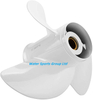 13 1/2 x 15-K, OEM No. 6E5-45947-00-EL Upgrade Aluminum Outboard Propeller fit Yamaha Engines 50-130HP, 15 Spline Tooth