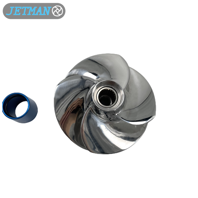 Jetman Impeller OEM No.SR-11/19A Diameter 155.5mm Stainless Steel Polished Jet Ski Impeller Replaceme Sea-Doo GTS 130 & GTS PRO 130
