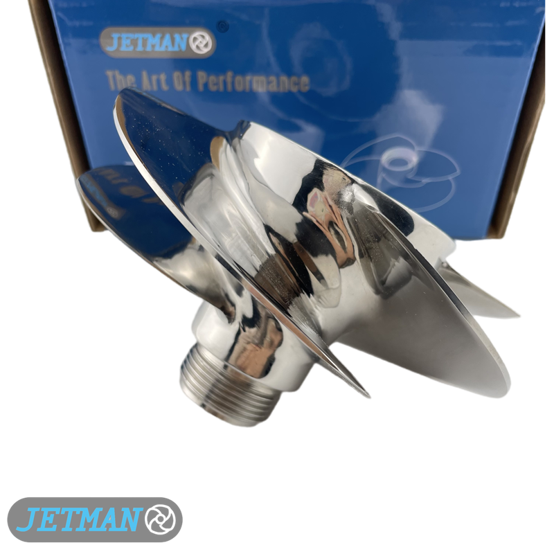 Jetman Impeller OEM No.267000948 Diameter 140mm Jet Ski Stainless Steel Polished Impeller Fit for Sea-doo Spark Trixx