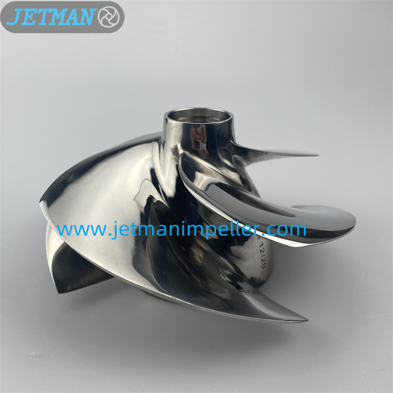 Part No.SR-11/19 Diameter 155.5mm Stainless Steel Polished Impeller Fit for Seadoo Jet Boat Speedster 200 2 X 155