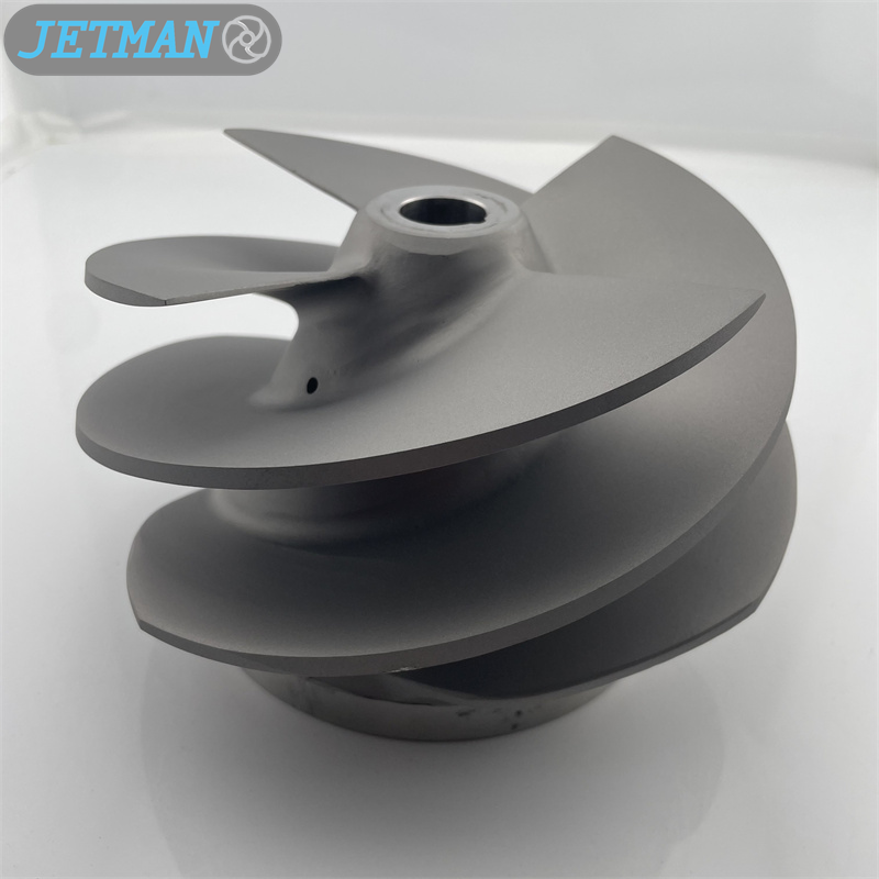 7 3/8'' D SS 4 Blades V6 Outboard Jet Impeller for Outboard Jet Pump Big Series, Part No.1919 (for Liner/ Wear Ring #1431) 