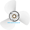 13 1/2 x 15-K, OEM No. 6E5-45947-00-EL Upgrade Aluminum Outboard Propeller fit Yamaha Engines 50-130HP, 15 Spline Tooth