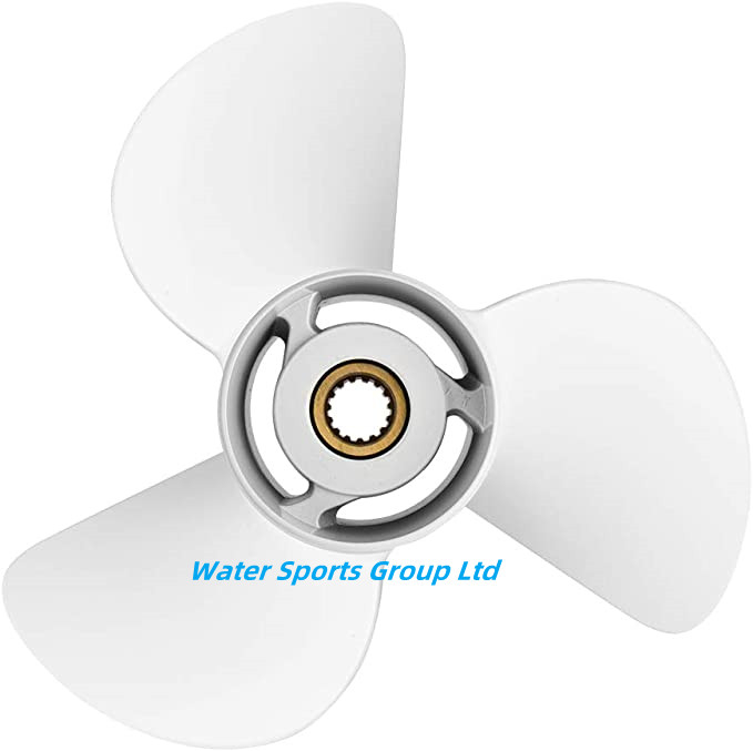 13 1/2 x 15-K, OEM No. 6E5-45947-00-EL Upgrade Aluminum Outboard Propeller fit Yamaha Engines 50-130HP, 15 Spline Tooth