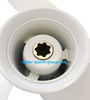 8 1/2 x 7 1/2-N, OEM No. 6G1-45943-00-EL Upgrade Aluminum Outboard Propeller fit Yamaha Engines 5-8HP, 7 Spline Tooth