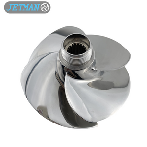 Jetman Impeller OEM No.267000948 Diameter 140mm Jet Ski Stainless Steel Polished Impeller Fit for Sea-doo Spark Trixx