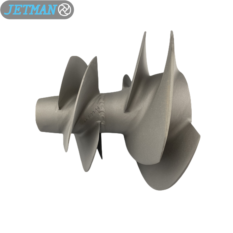 Jetman Impeller 159MM OEM NO. S-FY-09/14 Jetman Flyboard Twin Impellers Replacement for Jet Ski Sea-doo RXTIS260 / RXT-X260 / RXT260 / RXT-XaS
