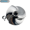 Jetman Impeller 155MM OEM No.YS-13/19 Stainless Steel 3-Blades Jet Ski Impeller Replacement for Yamaha FX CRUISER HO, Polished