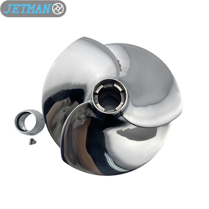 Jetman Impeller 155MM OEM No.YS-13/19 Stainless Steel 3-Blades Jet Ski Impeller Replacement for Yamaha FX CRUISER HO, Polished