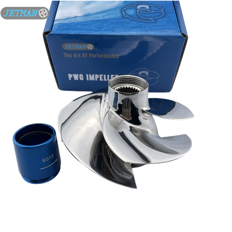 Jetman Impeller OEM No. SRB-11/19 Diameter155.5mm Stainless Steel Big Shaft Impeller Replace Sea-Doo GTX 130 / GTX 170 / GTX 230 (2019-New)