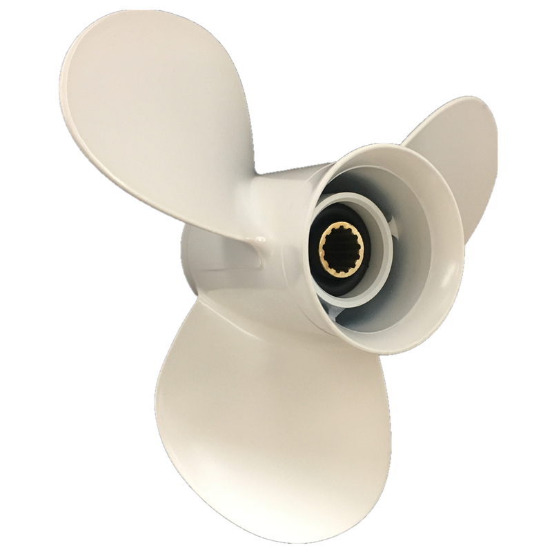 11 1/4 x 14-G, OEM No. 663-45958-01-EL Aluminum Propeller fit for Yamaha outboard 25-60HP, 13 Spline Tooth