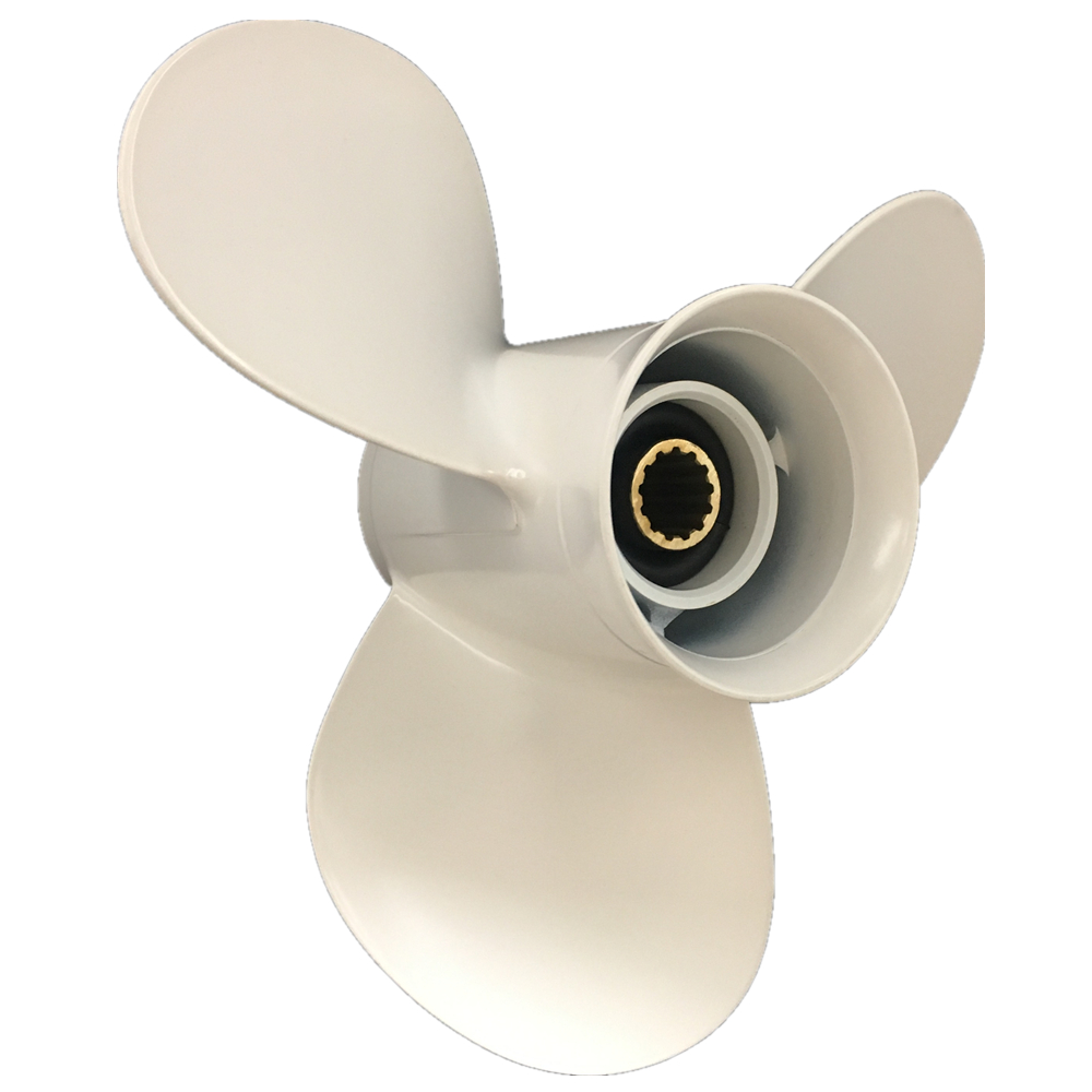 11 1/4 x 14-G, OEM No. 663-45958-01-EL Aluminum Propeller fit for Yamaha outboard 25-60HP, 13 Spline Tooth