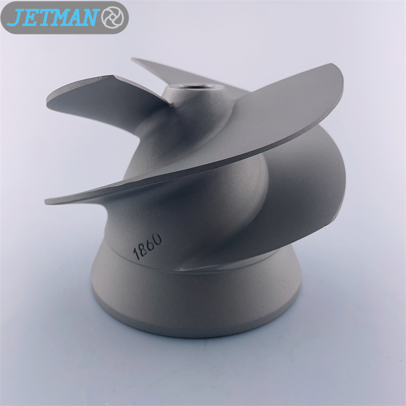 Impeller 8.24 Part No.1860 Stainless Steel 3 Blades Stainless Steel Outboard Jet Impeller for Outboard Jet Medium Series 