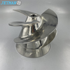 Sizes 5 7/8 Stainless Steel 3 Blades Part No.1678 Outboard Jet Impeller for Outboard Jet Pump Medium Series (for Liner/ Wear Ring #1678)