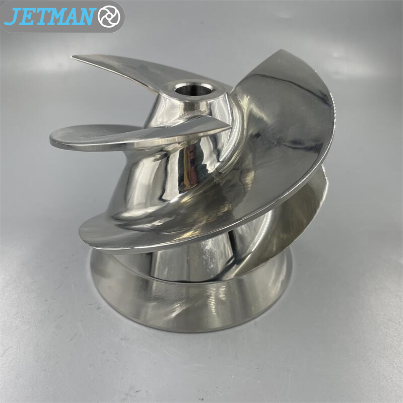 Sizes 5 7/8 Stainless Steel 3 Blades Part No.1678 Outboard Jet Impeller for Outboard Jet Pump Medium Series (for Liner/ Wear Ring #1678)