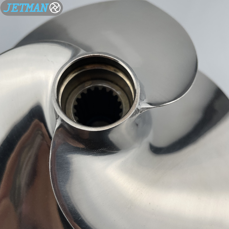 Jetman KR-15/22 Diameter 160mm 3 Blades Stainless Steel Jet Ski Impeller Replacement for Kawasaki ULTRA 310X & 310X SE & 310LX & 310R